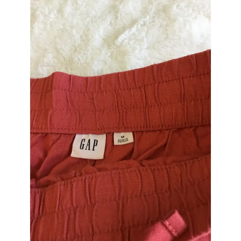 GAP Factory Orange Desert Flower Pull-On Utility Shorts - Picture 10 of 16